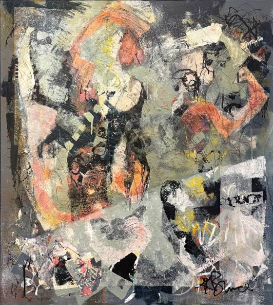 Katharine Bruce’s Magic in the Night (2025) is one of the paintings included in Prayers and Secrets. (Supplied)