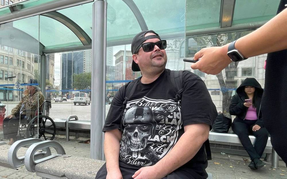 RUTH BONNEVILLE / FREE PRESS
Colin Bennett says a loved one was once assaulted and pushed off a bus.