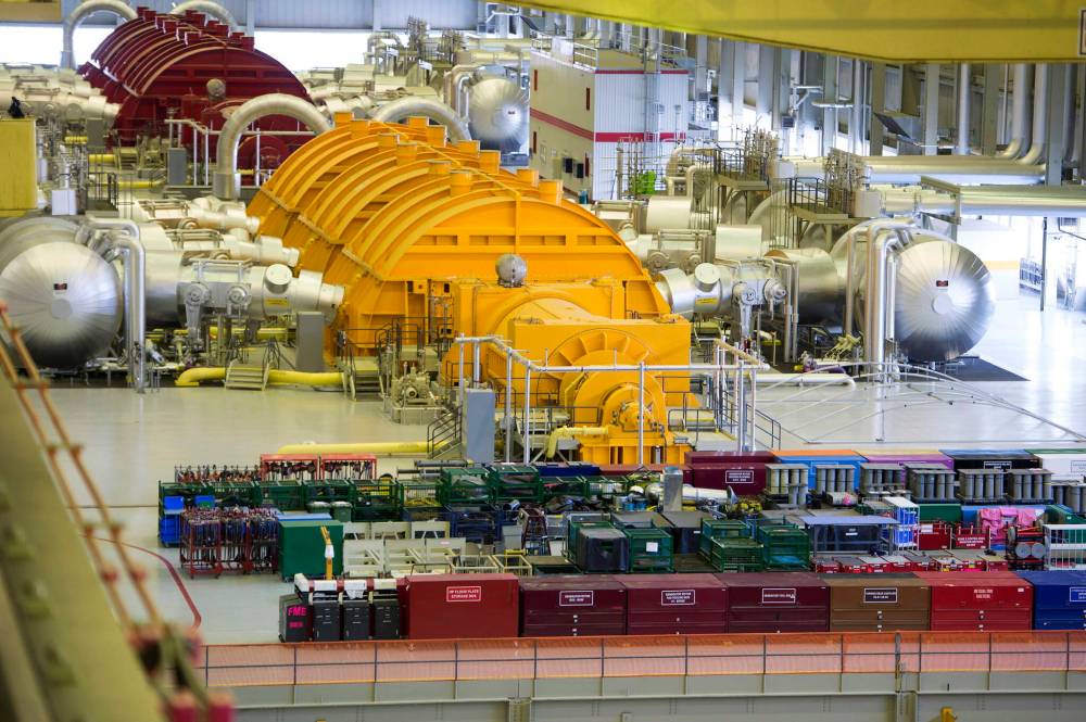 Frank Gunn / The Canadian Press
Ontario is going for more nuclear power, but Dave Taylor asks if it’s really a nation-building project. Steam turbines are shown at the Darlington nuclear facility in Courtice, Ontario.