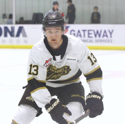 Perry Bergson / The Brandon Sun Files
                                Brandon Wheat Kings forward Luke Mistelbacher was acquired in a blockbuster deal with the Swift Current Broncos. The Steinbach native had previously attended Winnipeg Jets development camp as a free agent invitee in 2024.