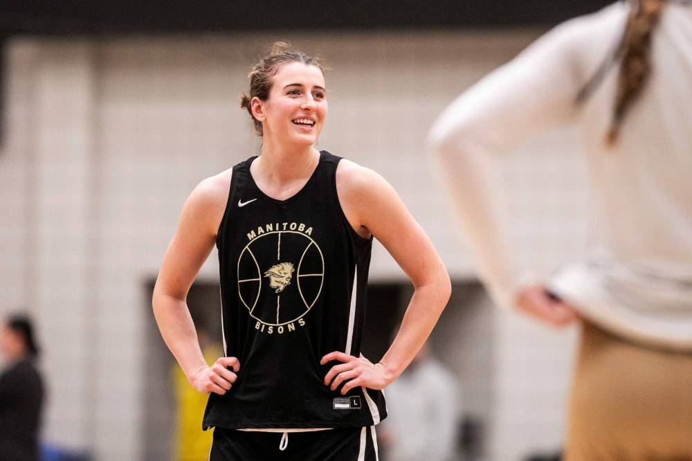 MIKAELA MACKENZIE / FREE PRESS
Kyu Fust has joined the University of Manitoba Bisons women’s basketball team after transferring from the University of Regina Cougars program.