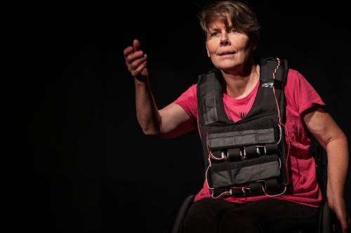 Pablo Riquelme photo
                                Debbie Patterson delivers an impassioned monologue in O.G.I.
