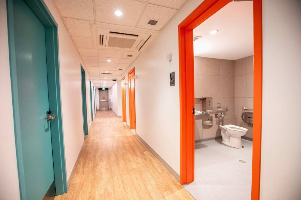 MIKAELA MACKENZIE / FREE PRESS
The nearly complete section at 71 Martha will house 34 people in 28 suites in Main Street Project ’s detox program.