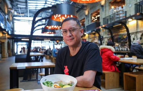 RUTH BONNEVILLE / FREE PRESS FILES
                                Chef Norm Pastorin of Basta! Filipino Kitchen is competing at Canada’s Great Kitchen Party.