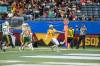BROOK JONES / FREE PRESS
                                Bisons running back Breydon Stubbs, carried the ball 21 times for 129 yards Saturday against the U of A.