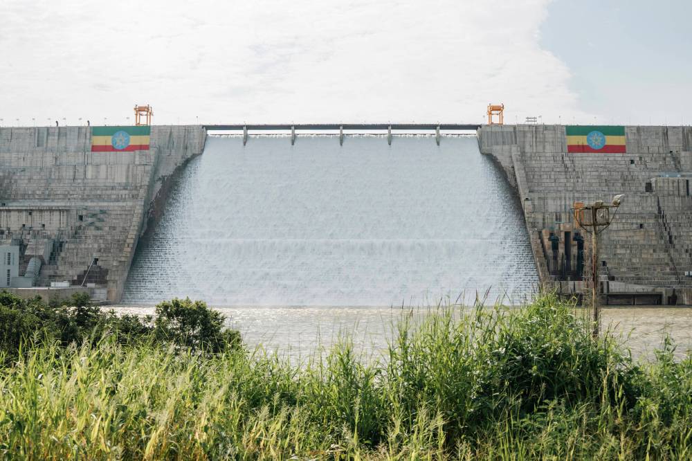 AP Photo
A view of the Grand Ethiopian Renaissance Dam in Benishangul-Gumuz, Ethiopia, Sept. 9.