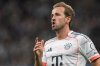 Bayern's Harry Kane reacts during the Bundesliga soccer match between Eintracht Frankfurt and FC Bayern Munich in Frankfurt, Germany, Saturday, Oct. 4, 2025. (AP Photo/Michael Probst)