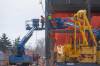 MIKE DEAL / FREE PRESS FILES
                                Construction work at Winnipeg’s north sewage-treatment plant in March. Ultraviolet treatment at the pollution control centre in north Winnipeg will temporarily cease in October.