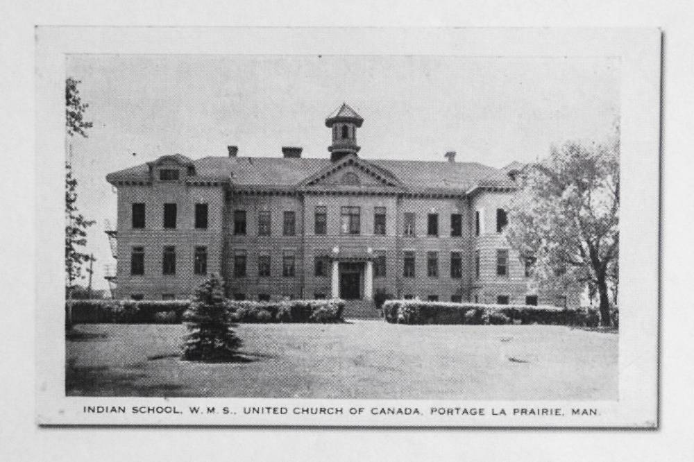 FILE
A historical photo of the former residential school at Long Plain First Nation, which has now been designated a National Historic Site, near Portage la Prairie.