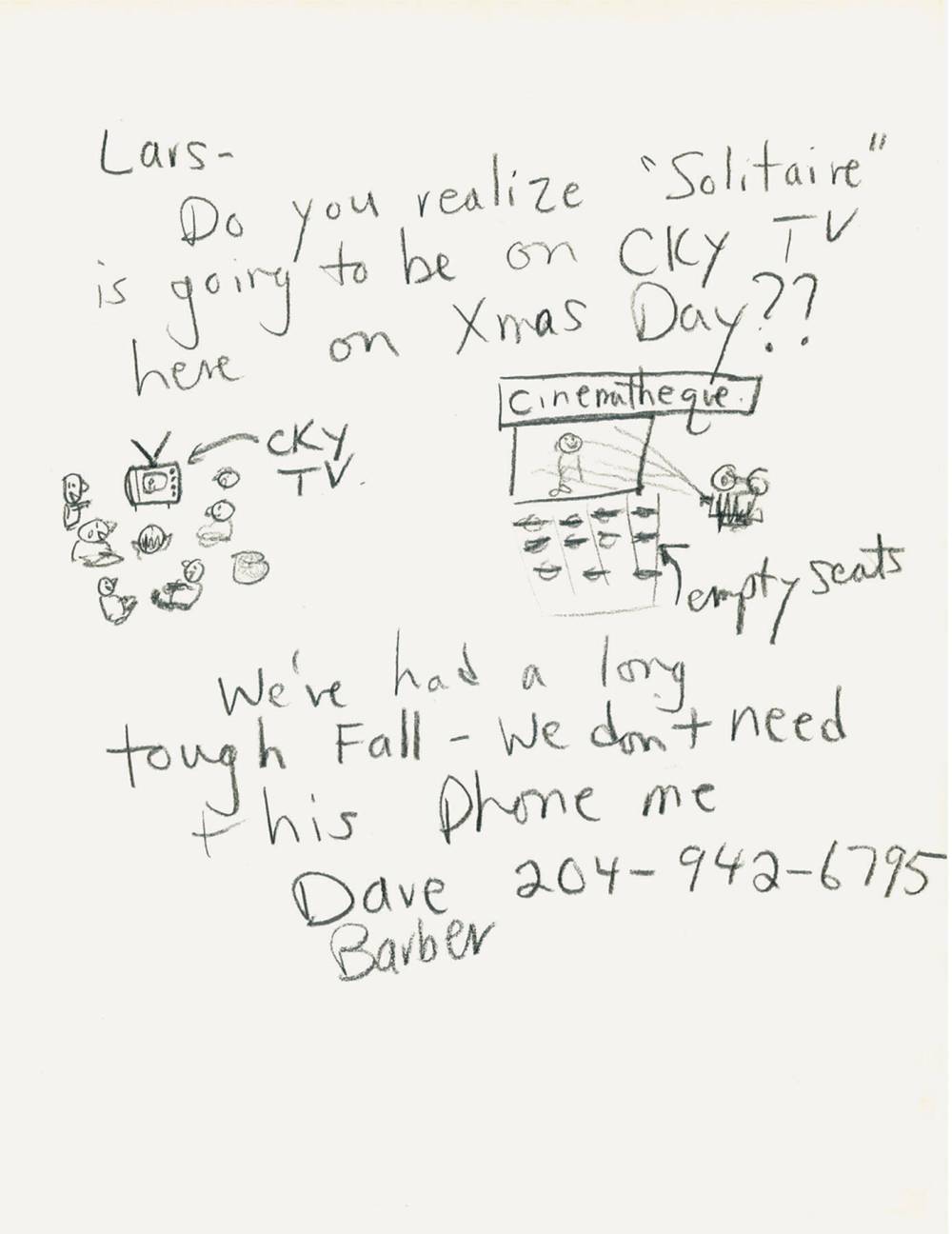 SUPPLED
Solitaire from Scrapbook: From the Archives
of Dave Barber — edited by Andrew Burke
and Clint Enns