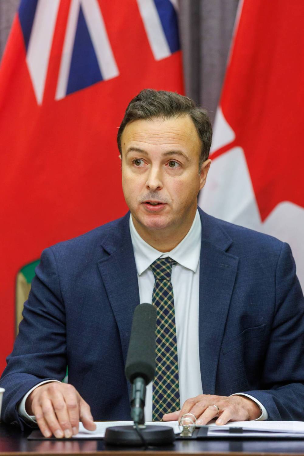 MIKE DEAL / FREE PRESS
Despite the gloomy outlook, Finance Minister Adrien Sala offered assurances the province is on the path to a balanced budget and is fiscally sound, noting that bond rating agencies haven’t sounded any alarms.