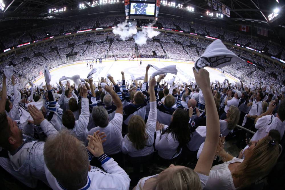 TREVOR HAGAN / FREE PRESS FILES
True North is emphasizing fan experience to drive up season-ticket sales, with this season’s fan-favourite experience so far being the new Slurpee machine in Canada Life Centre.