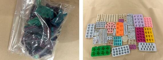 SUPPLIED
Police seized 38 grams of fentanyl resembling candy.
