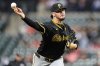 Pittsburgh Pirates starting pitcher Paul Skenes delivers during the first inning of a baseball game against the Baltimore Orioles, Wednesday, Sept. 10, 2025, in Baltimore. (AP Photo/Stephanie Scarbrough)