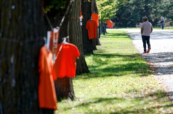 The first annual Reconciliation Walk invited people to learn, reflect on Canada’s dark history with Indigenous peoples. (John Woods / Free Press)