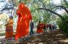 JOHN WOODS / FREE PRESS
                                People take part in a reconciliation walk at Assiniboine Park Sunday, September 28, 2025. Reporter: scott