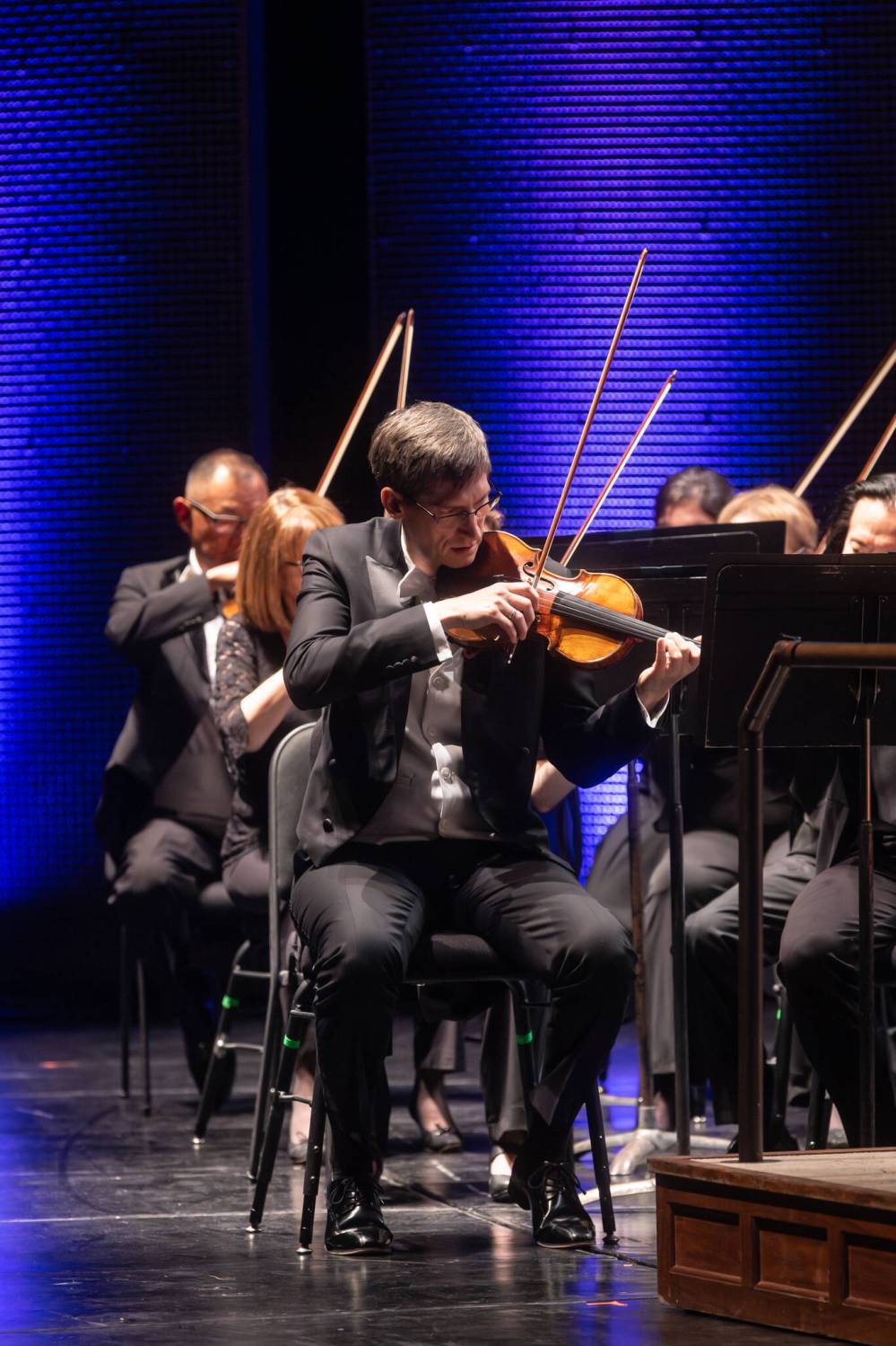 Matt Duboff photo
Karl Stobbe makes his debut as concertmaster with the WSO on Saturday.