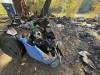 Scott Billeck / Winnipeg Free Press
                                A fire at an encampment along the Assiniboine River near Spence Street and Balmoral Street destroyed a tent, sleeping bag and other belongings of a homeless resident. ‘I’ll be fine,’ the woman said.