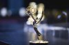 An Emmy statuette is pictured during the 77th Primetime Emmy Awards red carpet rollout on Thursday, Sept. 11, 2025, in Los Angeles. (Photo by Richard Shotwell/Invision/AP)