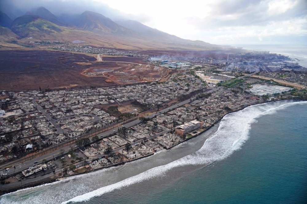 FILE - Wildfire wreckage is shown in Lahaina, Hawaii, Aug. 10, 2023. (AP Photo/Rick Bowmer, File)