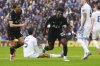 Tottenham Hotspur's Mohammed Kudus, right, celebrates scoring during the English Premier League soccer match at between Leeds United and Tottenham Hotspur at Elland Road, Leeds, England, Saturday Oct. 4, 2025. (Owen Humphreys/PA via AP)