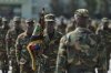 Haitian soldiers attend a closing ceremony at the end of their military training provided by the Mexican Army, in San Miguel de los Jagueyes, Mexico, Friday, Sept. 19, 2025. (AP Photo/Eduardo Verdugo)