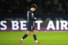 PSG's Vitinha walks off the pitch to be substituted during the French League One soccer match between Paris Saint-Germain and Auxerre at the Parc des Princes in Paris, Saturday, Sept. 27, 2025. (AP Photo/Thibault Camus)