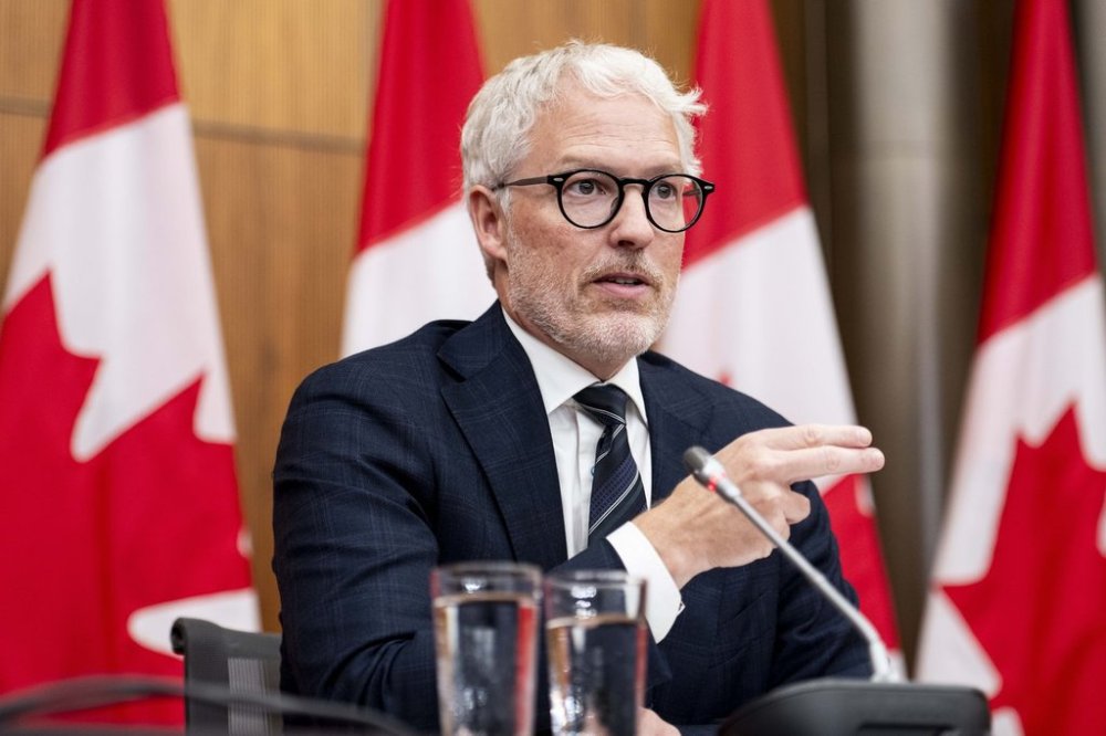 Privacy Commissioner of Canada Philippe Dufresne speaks during a press conference on a joint investigation of TikTok at the National Press Theater in Ottawa on Tuesday, Sept. 23, 2025. THE CANADIAN PRESS/Spencer Colby