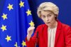 FILE - European Commission President Ursula von der Leyen addresses the media at EU headquarters in Brussels, Tuesday, June 10, 2025. (AP Photo/Geert Vanden Wijngaert, File)