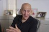 Former Israeli prime minister Ehud Olmert during an interview with The Associated Press in his office in Tel Aviv, Israel, on Thursday, May 22, 2025. (AP Photo/Ariel Schalit)