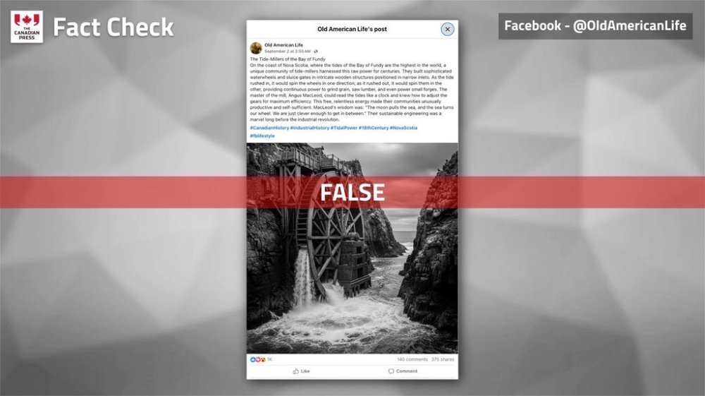 A Facebook post recounting the ahead-of-its-time ingenuity of so-called
