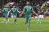 Liverpool's Mohamed Salah celebrate after scoring from a penalty kick during the Premier League soccer match between Burnley and Liverpool in Burnley, England, Sunday, Sept. 14, 2025. (AP Photo/Jon Super)
