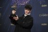 Owen Cooper, winner of the award for outstanding supporting actor in a limited or anthology series or movie for 
