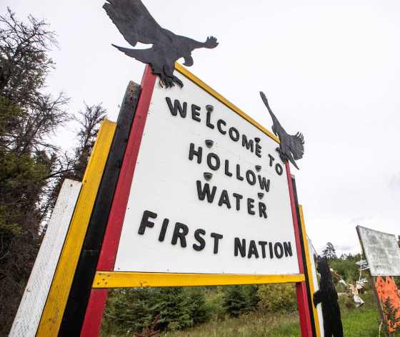Hollow Water First Nation (Mikaela MacKenzie / Free Press)