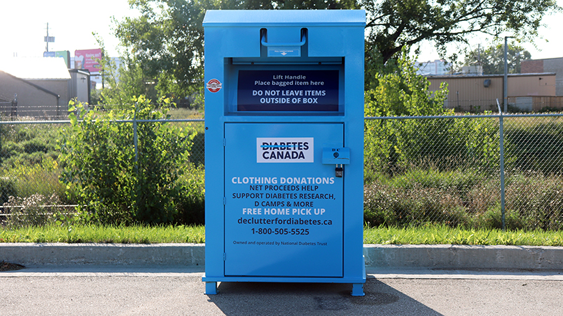 SUPPLIEDClothing donation bins are now at all three of the City of Winnipeg’s 4R recycling depots.