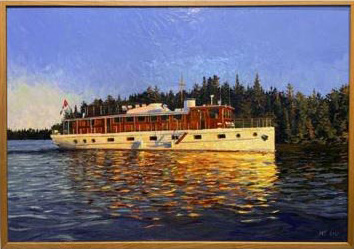 Lady of the Lake, one of two paintings stolen from a gallery's warehouse in August. (Handout / Winnipeg Police Service)