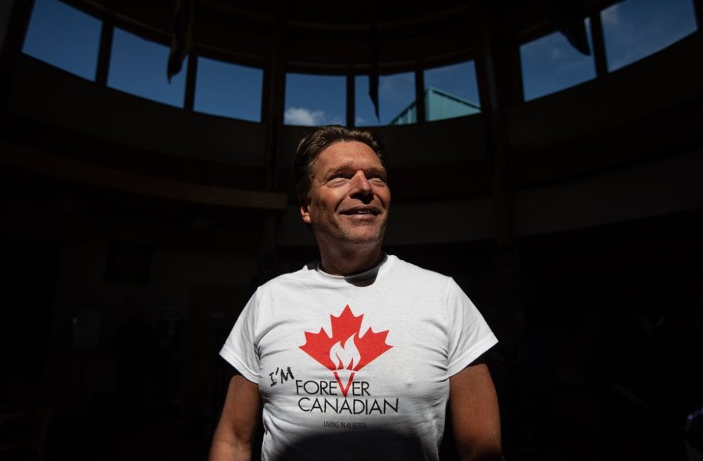 Former conservative deputy premier and head organizer of the Forever Canadian petition, Thomas Lukaszuk pictured in Edmonton on Thursday, Aug. 21, 2025. THE CANADIAN PRESS/Jason Franson