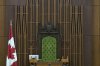 The Speakers chair is seen before the House of Commons session begins on Parliament Hill in Ottawa, Monday, Sept. 15, 2025. THE CANADIAN PRESS/Adrian Wyld