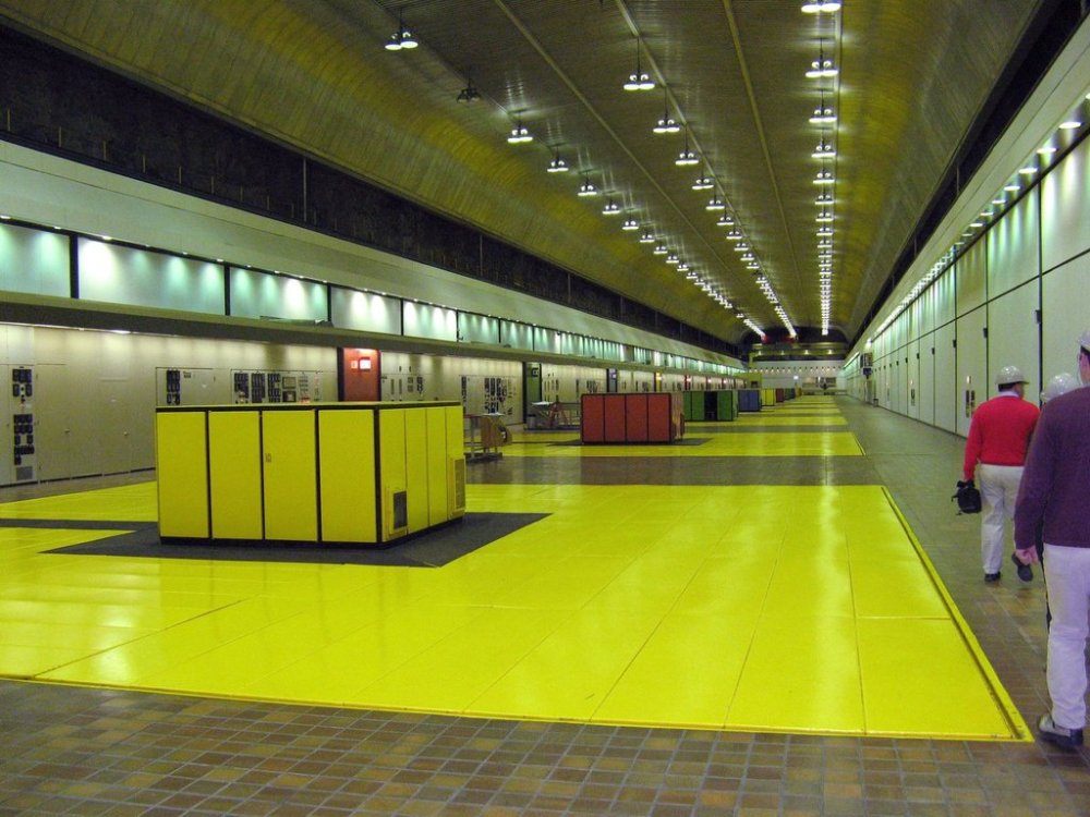 The inside of the powerhouse at the Churchill Falls hydroelectric station in Churchill Falls, N.L., is shown on Friday Nov. 20, 2009. THE CANADIAN PRESS/Kevin Bissett