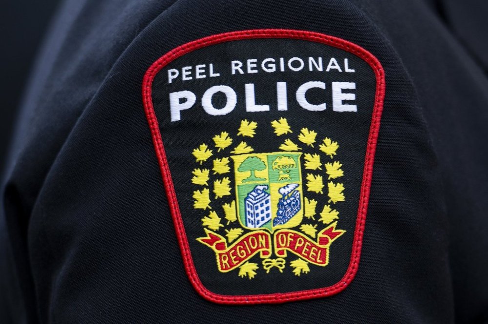 A Peel Regional Police logo is seen in Ottawa, on Sunday, Sept. 28, 2025. THE CANADIAN PRESS/Spencer Colby
