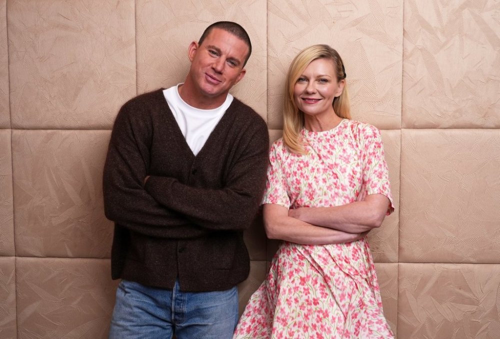 FILE - Channing Tatum, left, and Kirsten Dunst pose for a portrait to promote the film