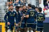 Vancouver Whitecaps' Thomas Muller (13) celebrates his goal against the Philadelphia Union with teammates during the first half of an MLS soccer match in Vancouver, on Saturday, Sept. 13, 2025. THE CANADIAN PRESS/Ethan Cairns