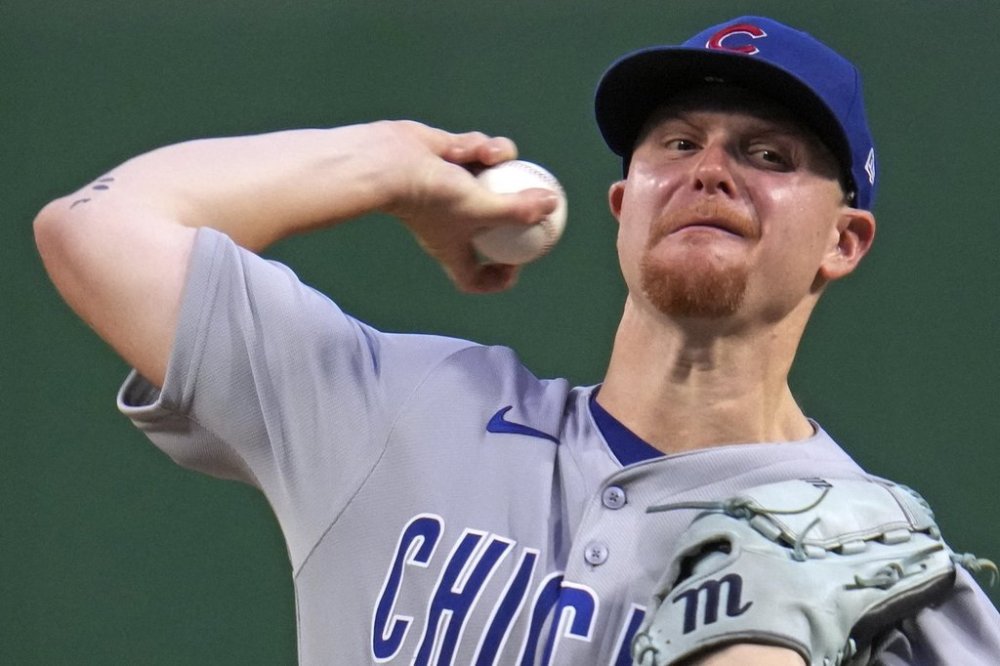 Chicago Cubs pitcher Cade Horton delivers during the second inning of a baseball game against the Pittsburgh Pirates in Pittsburgh, Tuesday, Sept. 16, 2025. (AP Photo/Gene J. Puskar)