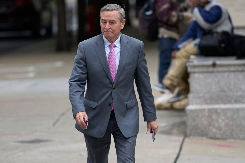 FILE - Former Tennessee House Speaker Glen Casada arrives at the federal courthouse May 9, 2025, in Nashville, Tenn. (AP Photo/George Walker IV, File)
