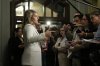 Industry Minister Mélanie Joly speaks with media before attending cabinet on Parliament Hill in Ottawa on Tuesday, Sept. 16, 2025. THE CANADIAN PRESS/Adrian Wyld
