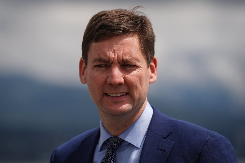 B.C. Premier David Eby arrives for an announcement about mining in the province, in Vancouver, on Monday, May 26, 2025. THE CANADIAN PRESS/Darryl Dyck