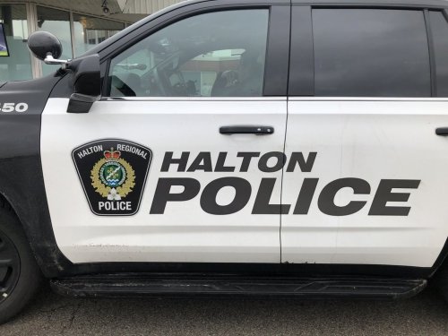 A Halton Regional Police vehicle is shown in Oakville, Ont., Wednesday, Jan.18, 2023. THE CANADIAN PRESS/Richard Buchan