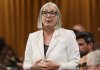 Minister of Jobs and Families Patty Hajdu responds to a question during question period in the House of Commons to Parliament Hill in Ottawa, on Thursday, June 19, 2025. THE CANADIAN PRESS/ Patrick Doyle