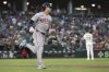 Boston Red Sox's Romy Gonzalez jogs around the bases after hitting a solo home run during the first inning of a baseball game against the Athletics, Tuesday, Sept. 9, 2025, in West Sacramento, Calif. (AP Photo/Scott Marshall)