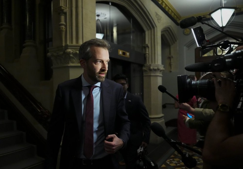 Minister of Government Transformation, Public Works and Procurement Joel Lightbound arrives for a caucus meeting on Parliament Hill in Ottawa on Wednesday, June 11, 2025. THE CANADIAN PRESS/Sean Kilpatrick